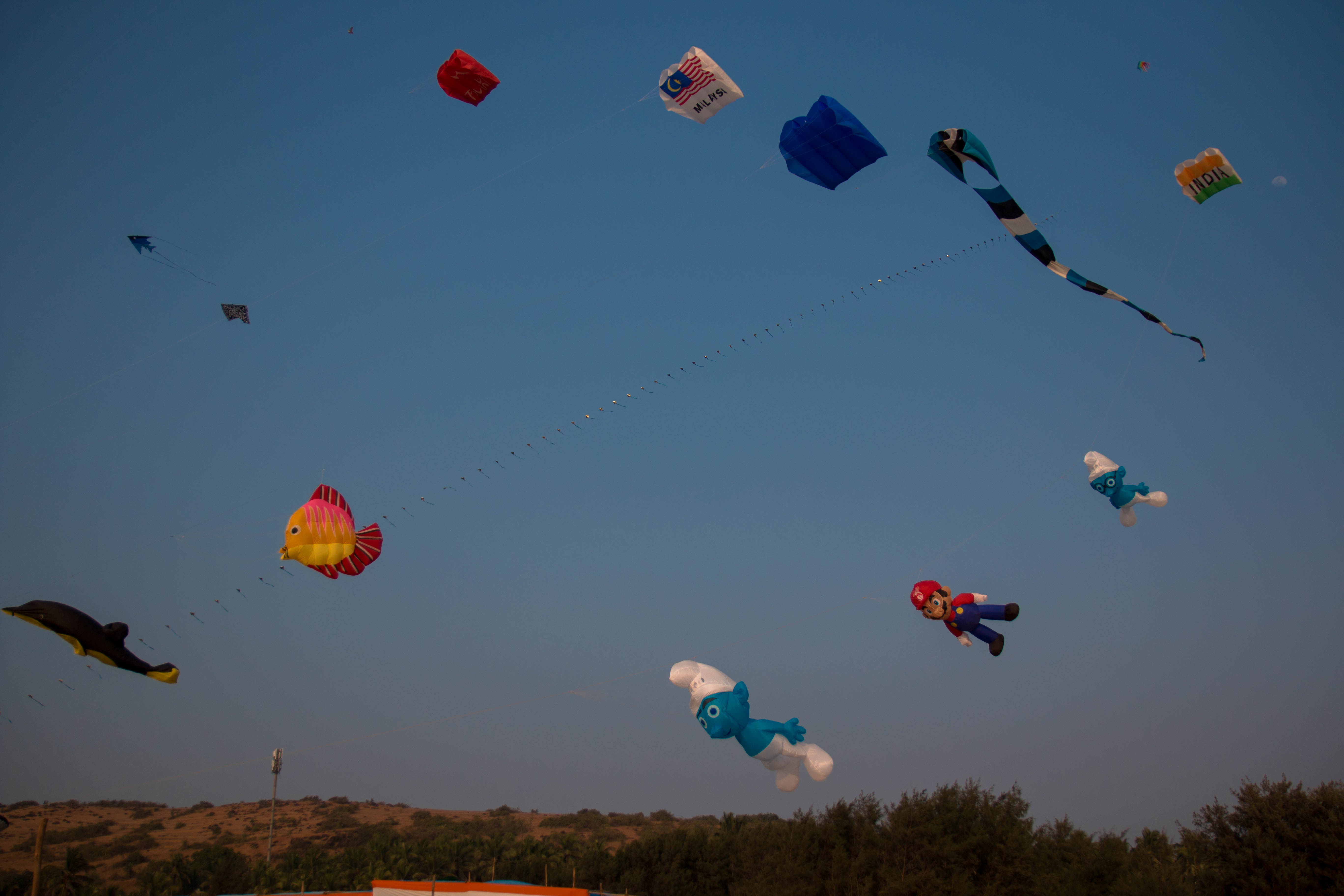 Goa India kite festival